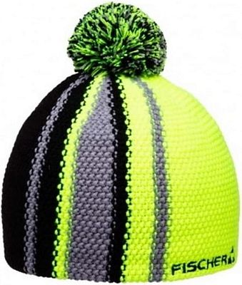 Превью  Шапка лыжная FISCHER Nord Черный/Лимонный